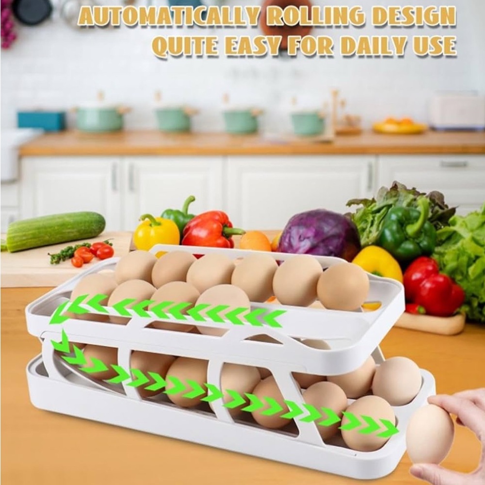 Refrigerator Egg Storage Rack- 4 Dozen